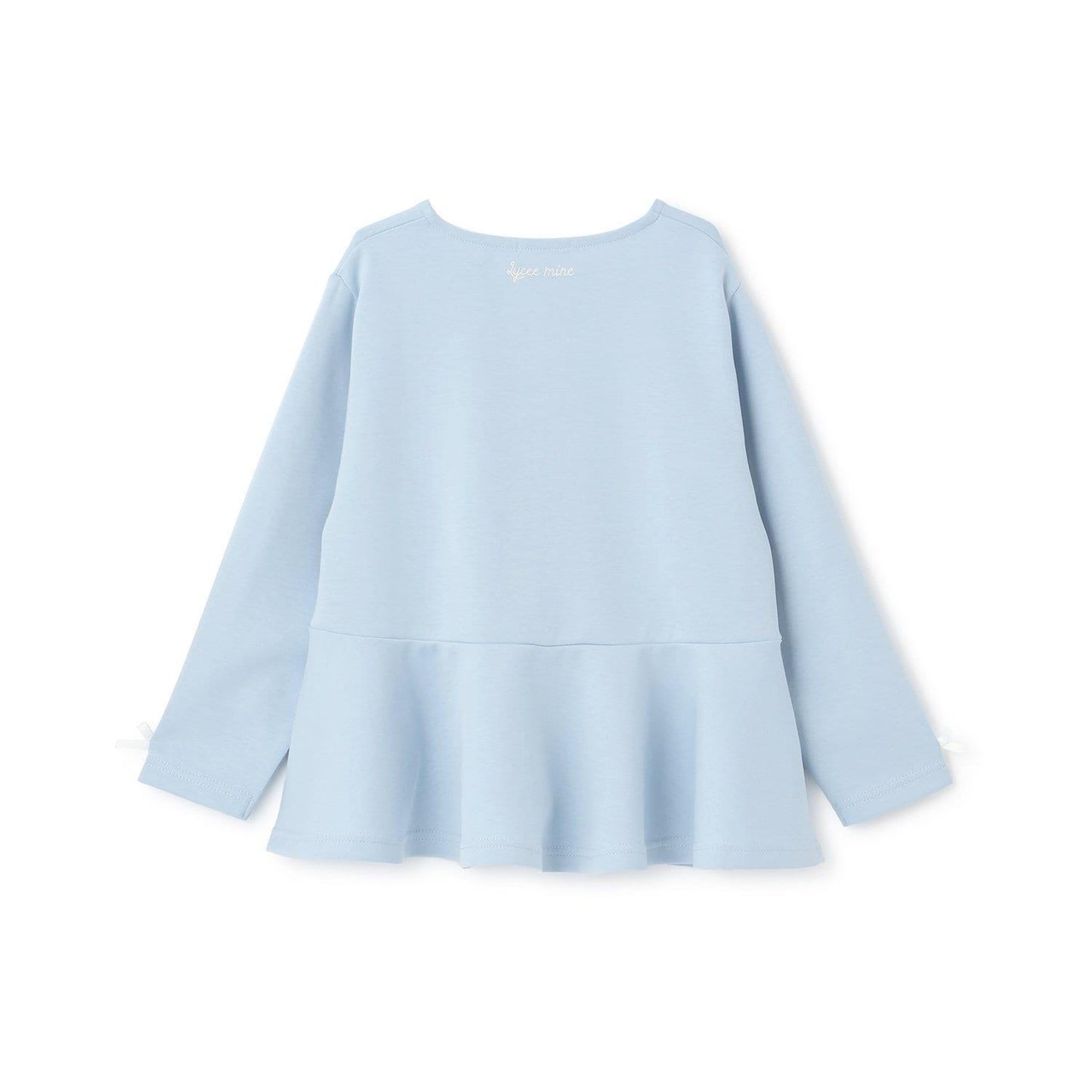 校園適用 泡泡袖 荷葉下襬 全拉鍊 衛衣