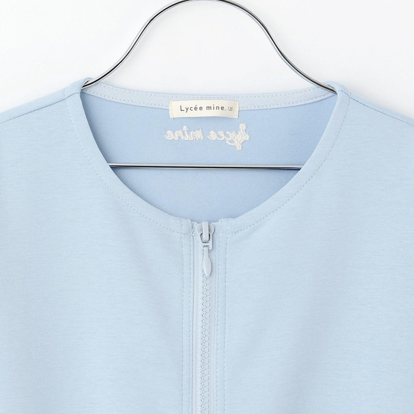 校園適用 泡泡袖 荷葉下襬 全拉鍊 衛衣