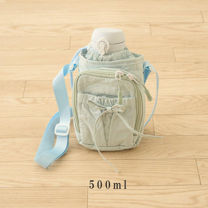 適用於學校 帶口袋 水瓶套