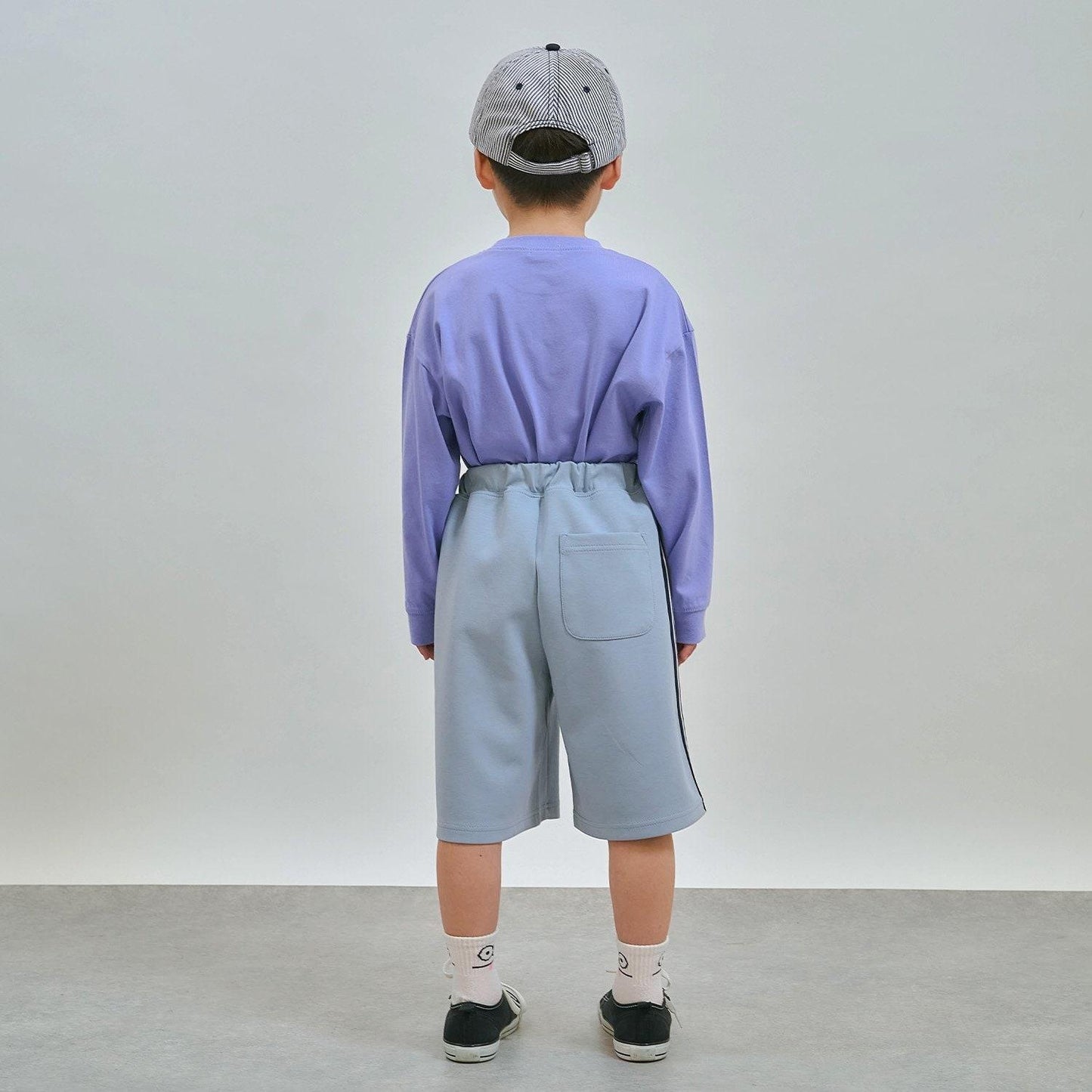 成套搭配 校園適用 側邊條紋 休閒短褲