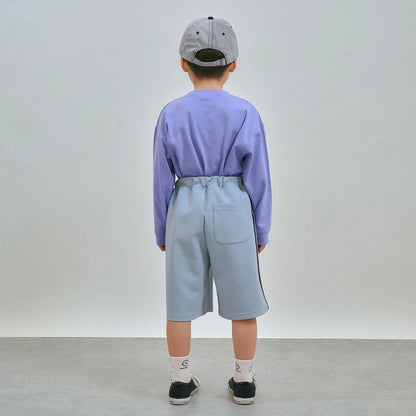 成套搭配 校園適用 側邊條紋 休閒短褲