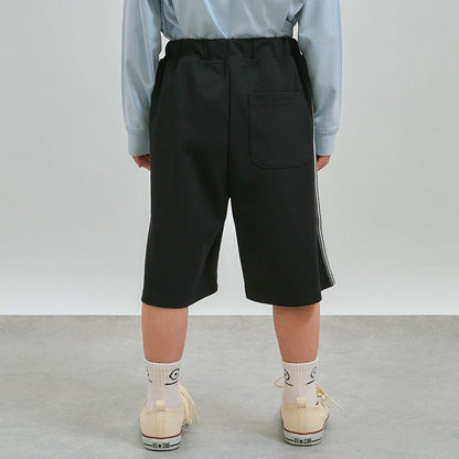 成套搭配 校園適用 側邊條紋 休閒短褲