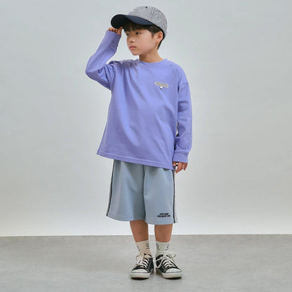 成套搭配 校園適用 側邊條紋 休閒短褲