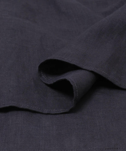 亨利領 寬鬆版型 亞麻襯衫