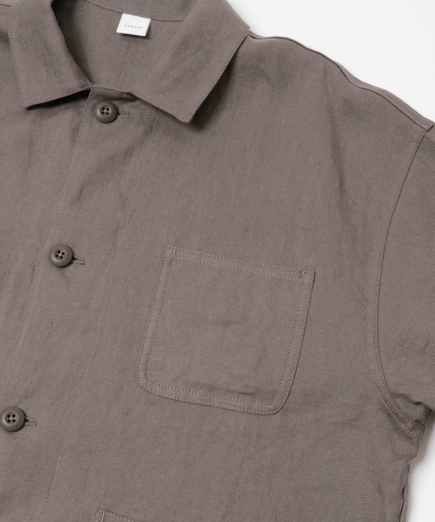 中性款 亞麻 工裝夾克