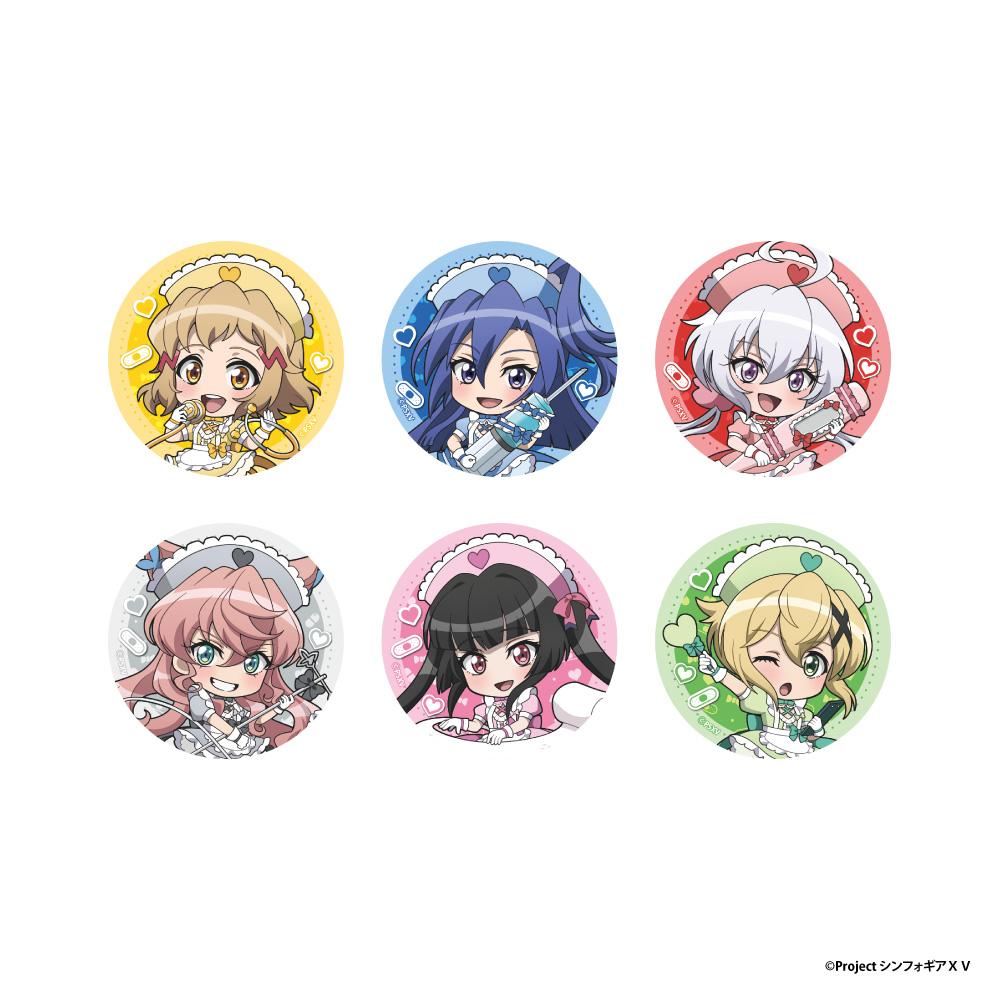 《戰姬絕唱Symphogear》ＸＶ（戰姬絕唱Symphogear XV） 隨機徽章 完整套裝（6個裝）