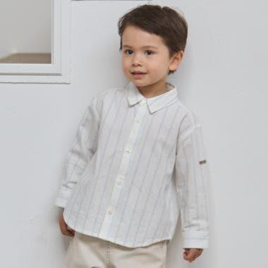 Link 混合圖案 長袖襯衫