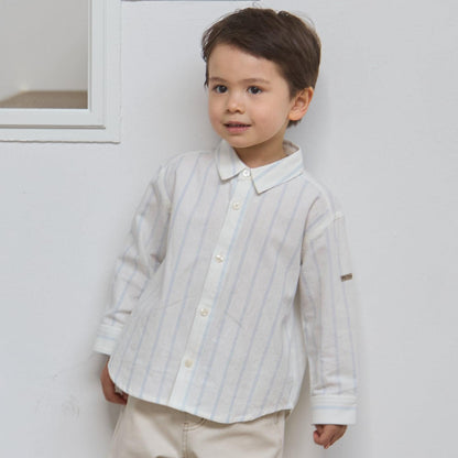 Link 混合圖案 長袖襯衫