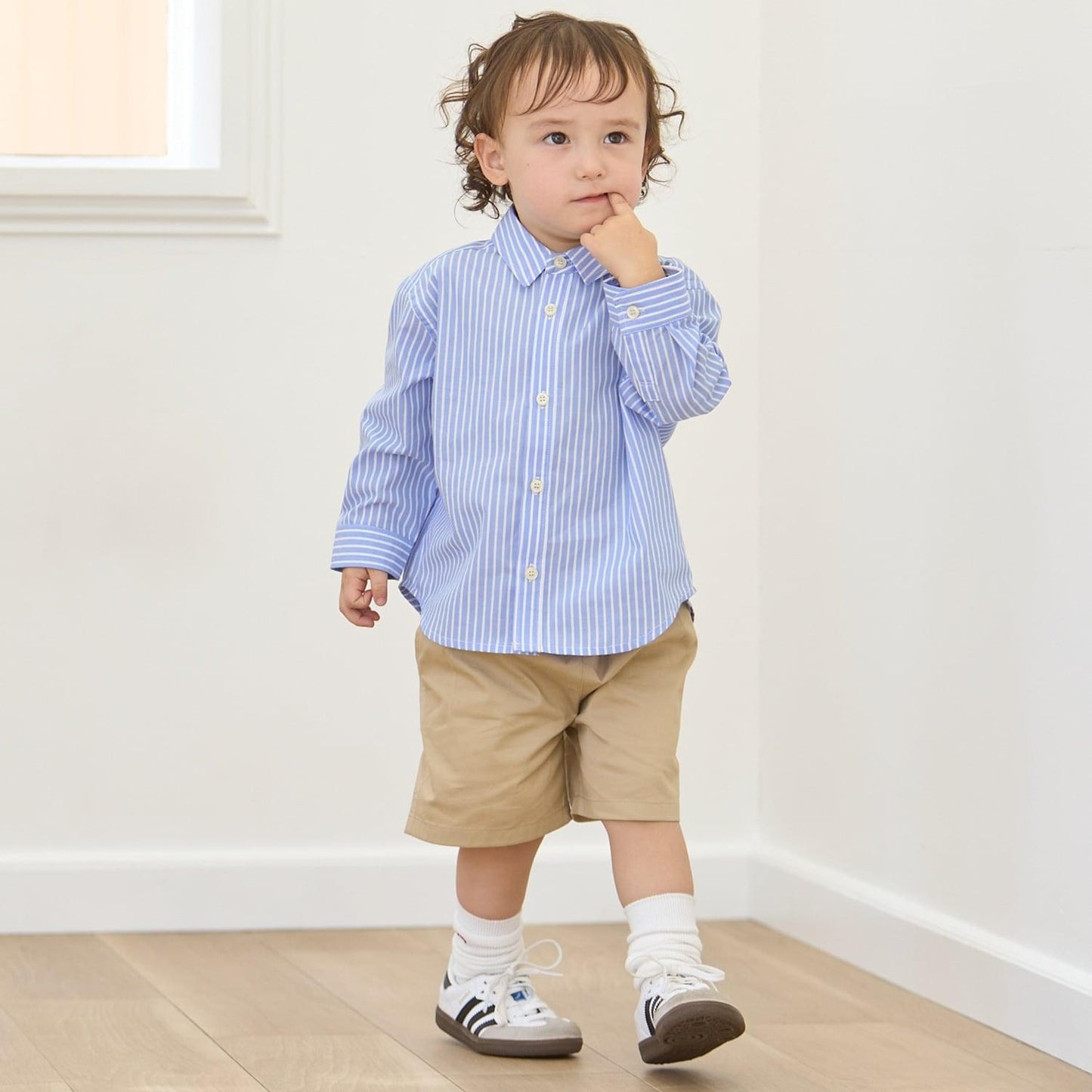 Link 混合圖案 長袖襯衫