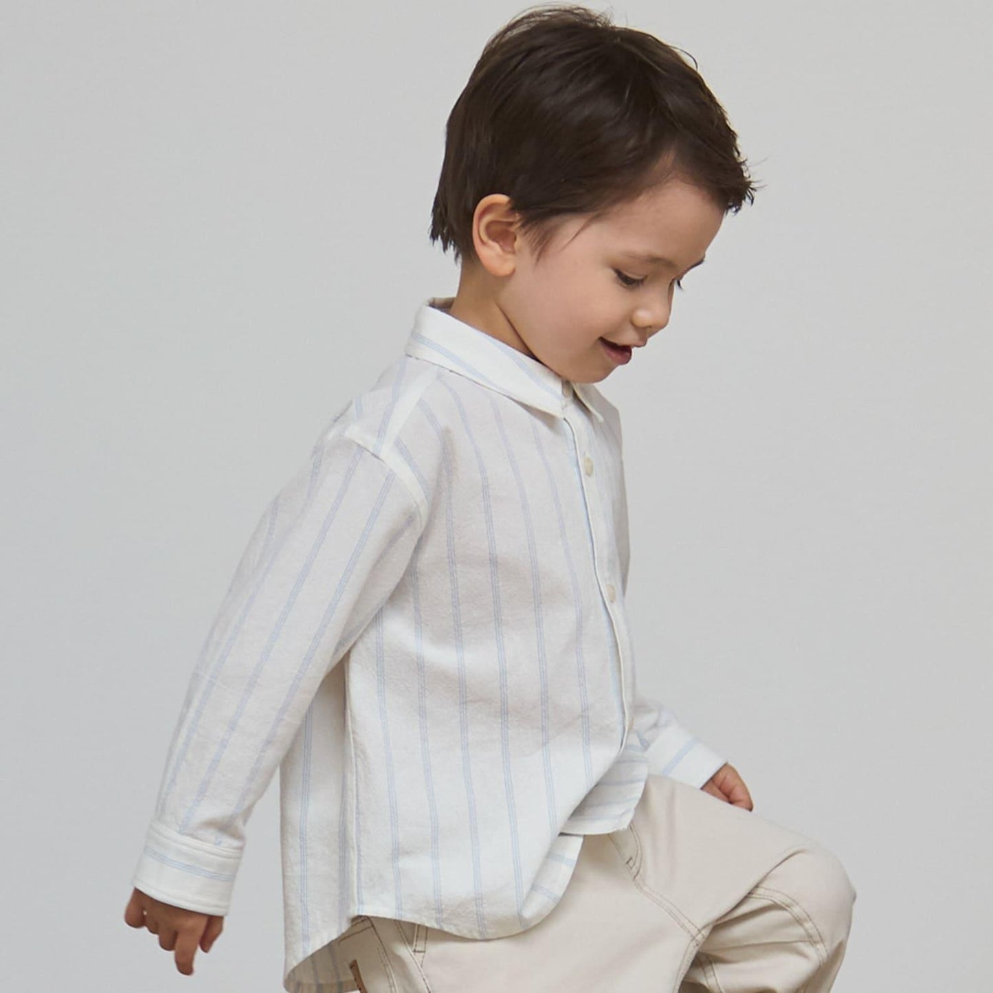 Link 混合圖案 長袖襯衫