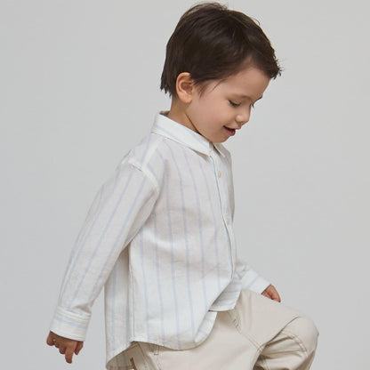 Link 混合圖案 長袖襯衫