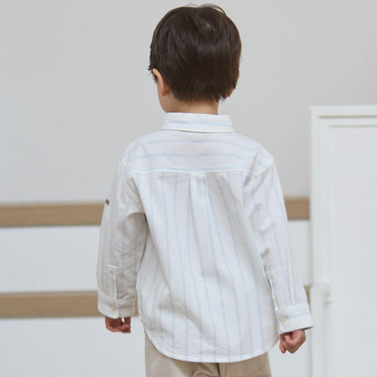 Link 混合圖案 長袖襯衫