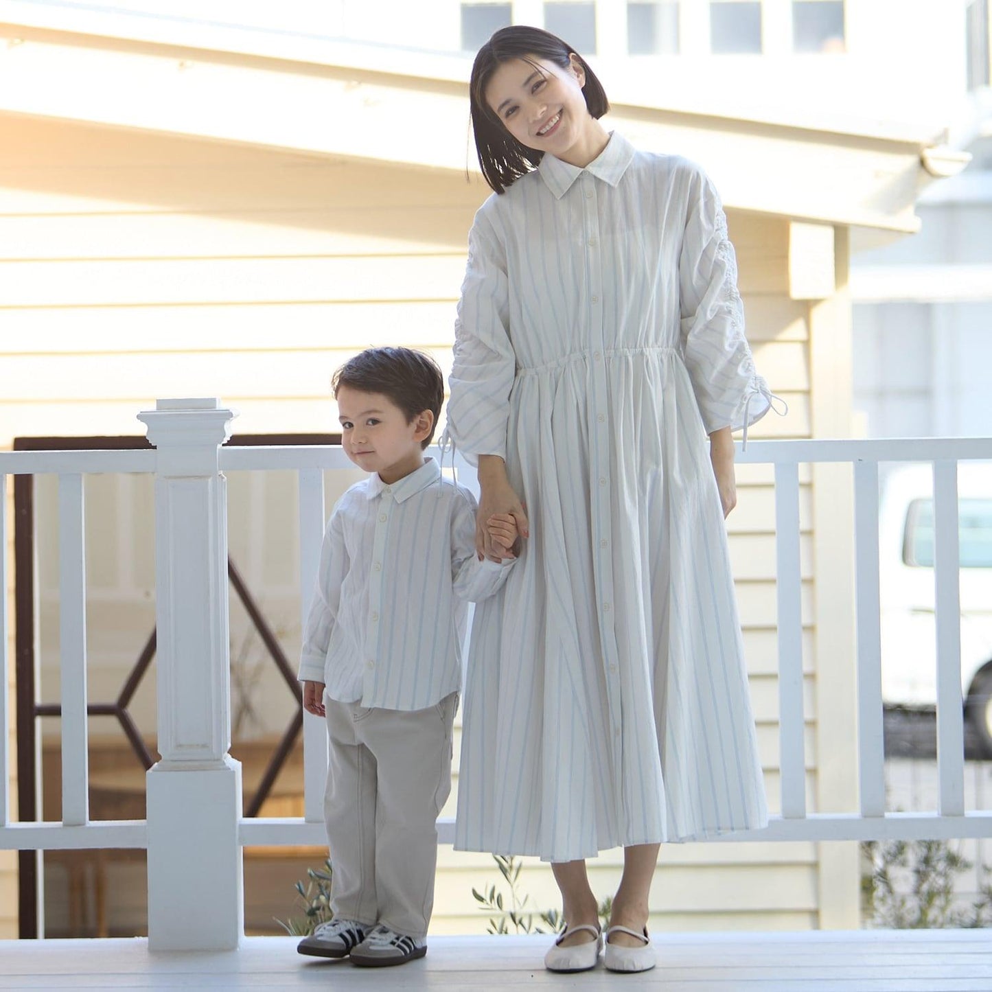 Link 混合圖案 長袖襯衫