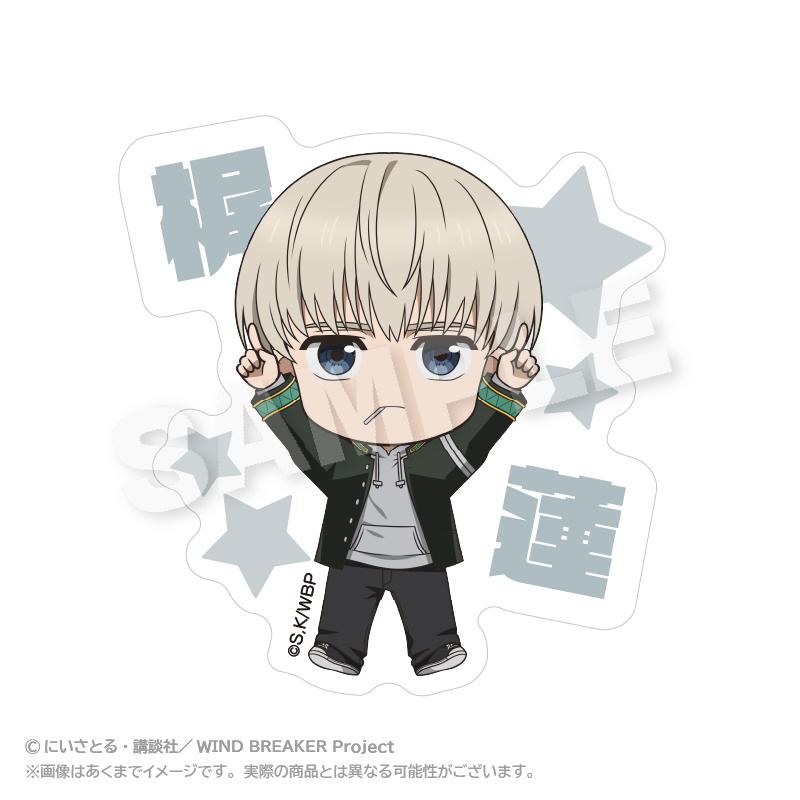 《防風少年》 名牌徽章系列 梶蓮 徽章