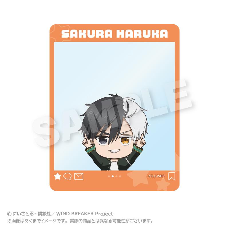 《防風少年》（防風少年） SNS風亞克力卡ぽいんつver 系列 桜遙 亞克力卡