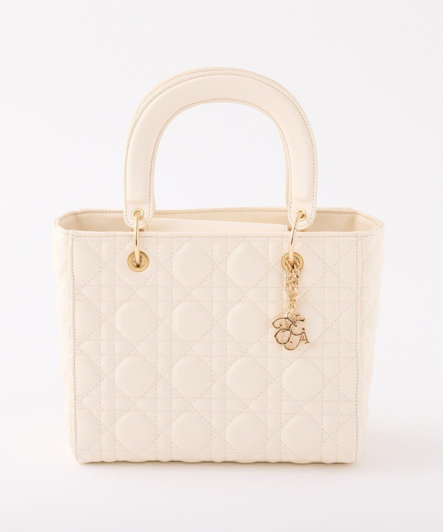 吊飾絎縫迷你托特包