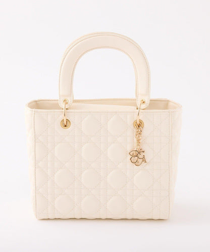 吊飾絎縫迷你托特包