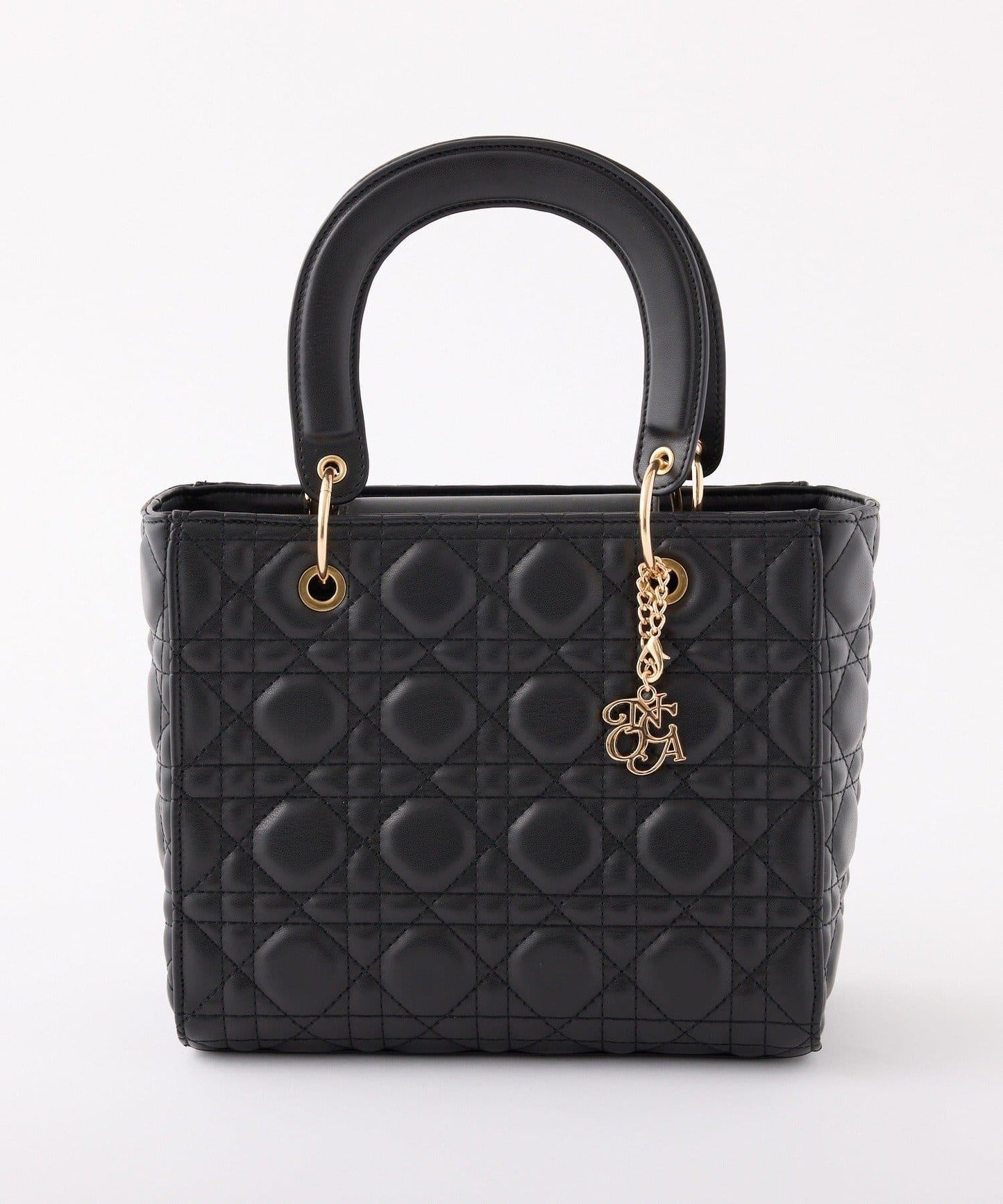 吊飾絎縫迷你托特包