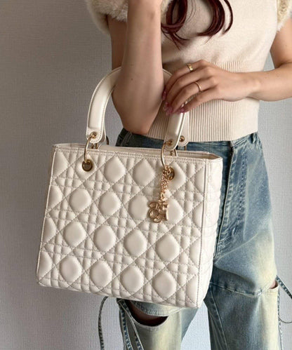 吊飾絎縫迷你托特包