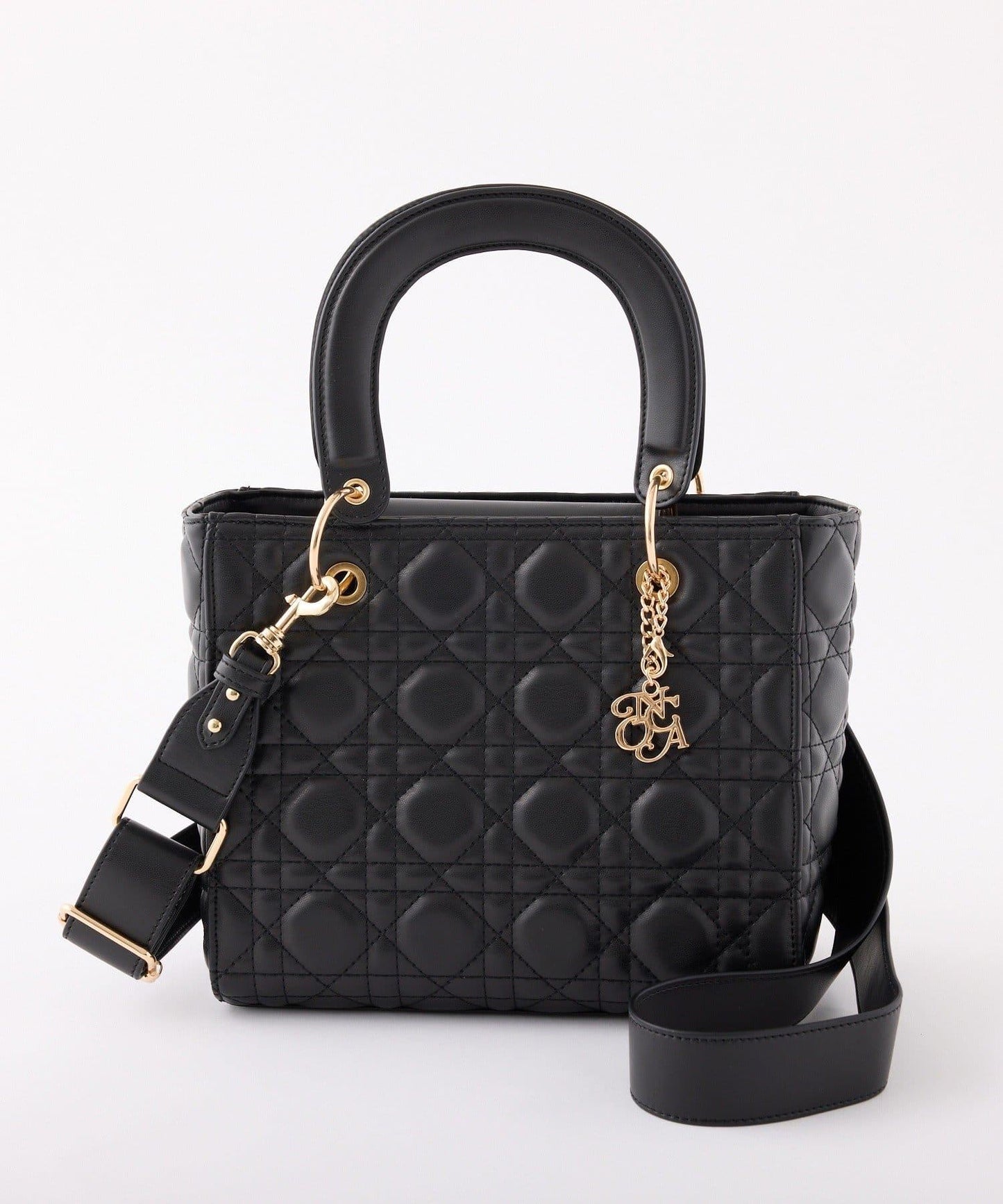 吊飾絎縫迷你托特包