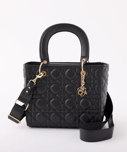 吊飾絎縫迷你托特包