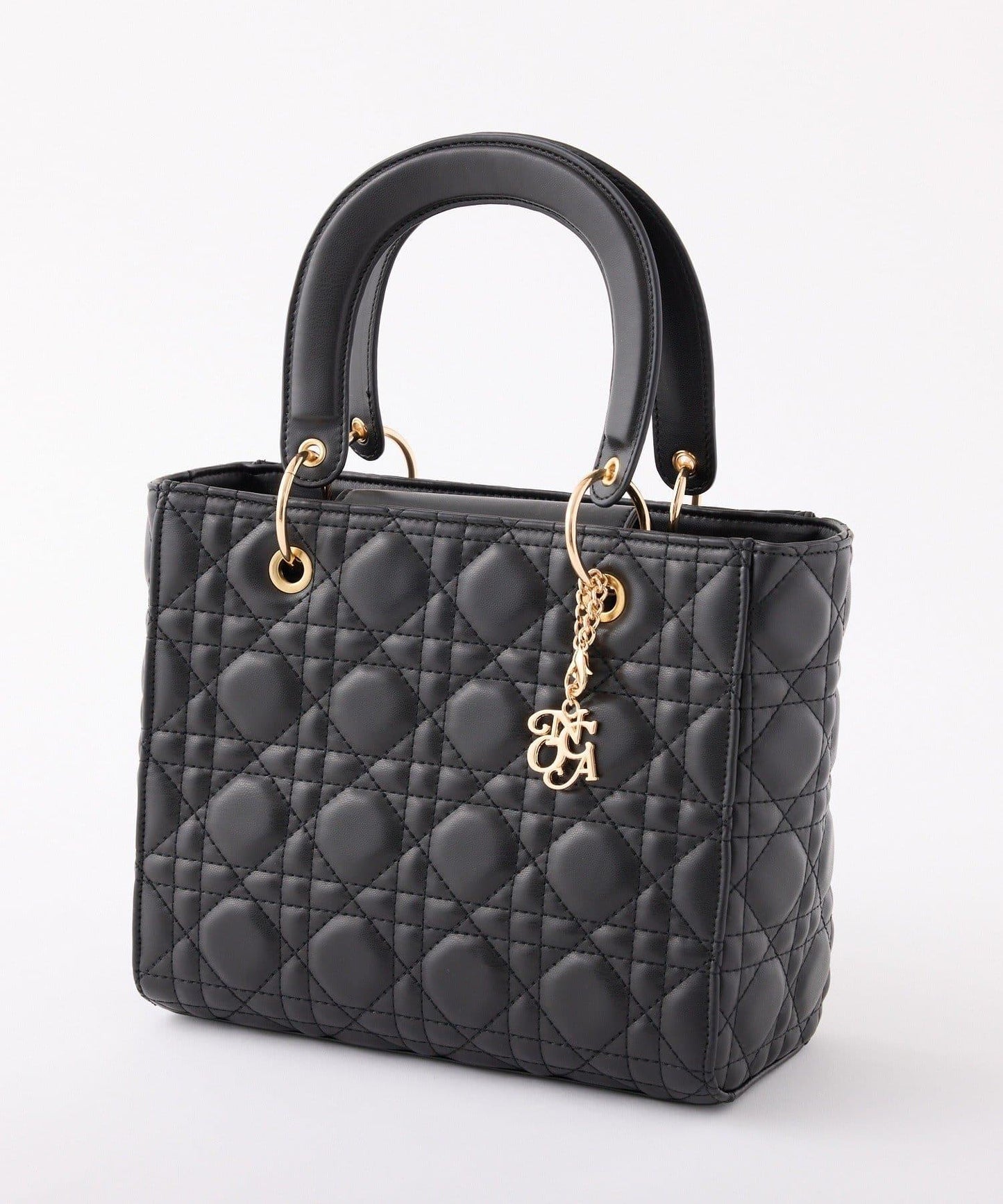 吊飾絎縫迷你托特包