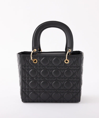 吊飾絎縫迷你托特包