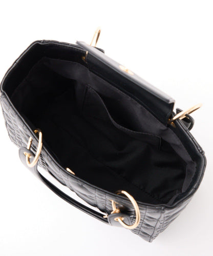 吊飾絎縫迷你托特包