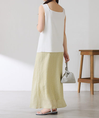 優雅風 輕透提花 傘擺半身裙