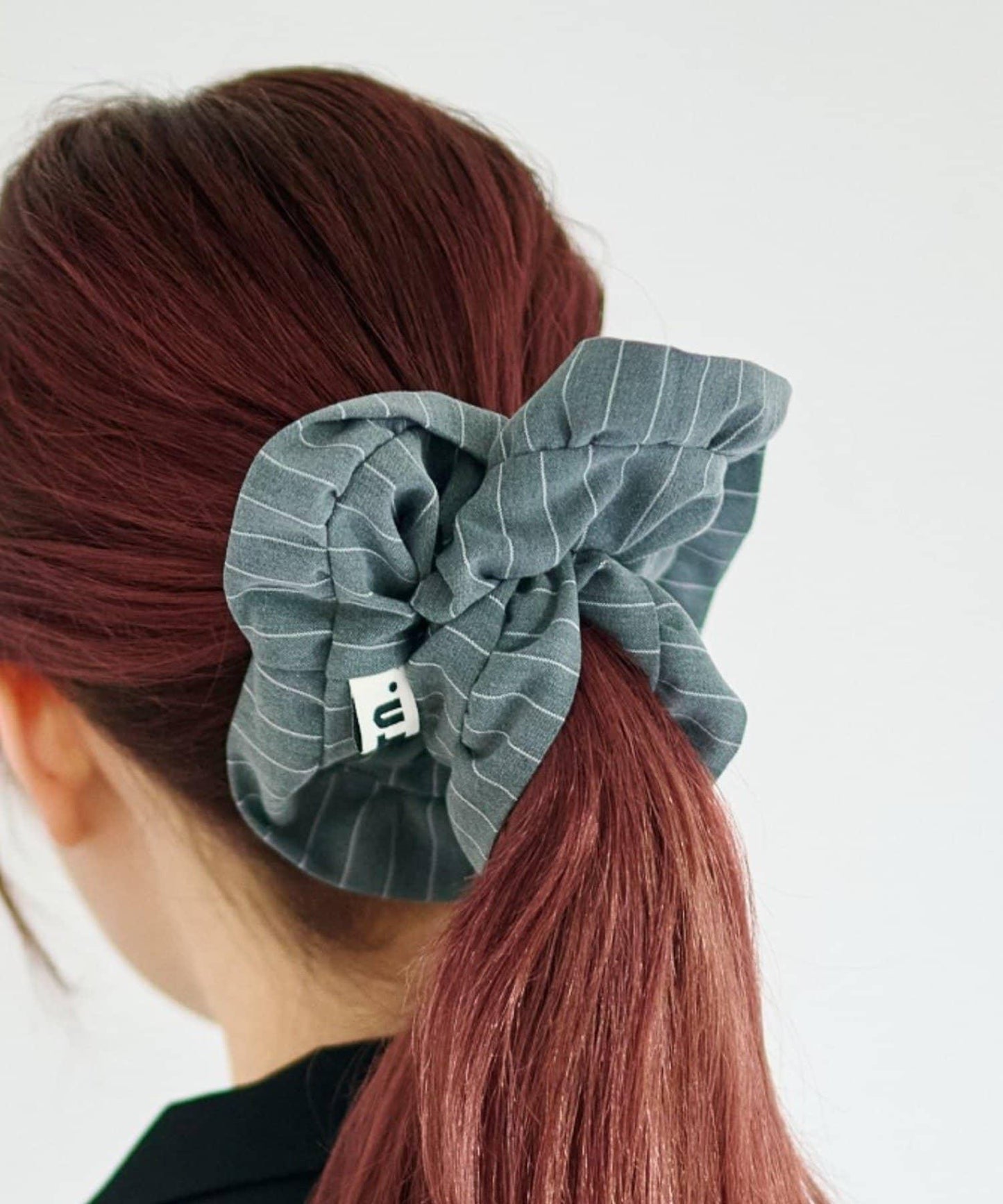 fiw. 荷葉邊條紋設計 髮圈