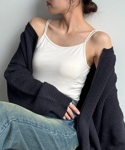 涼感 帶胸杯 吊帶背心