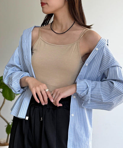 涼感 帶胸杯 吊帶背心