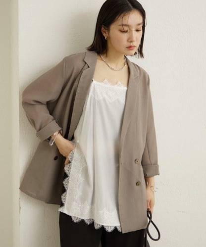 透視網紗夾克外套