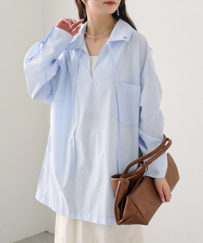 開襟翻領襯衫