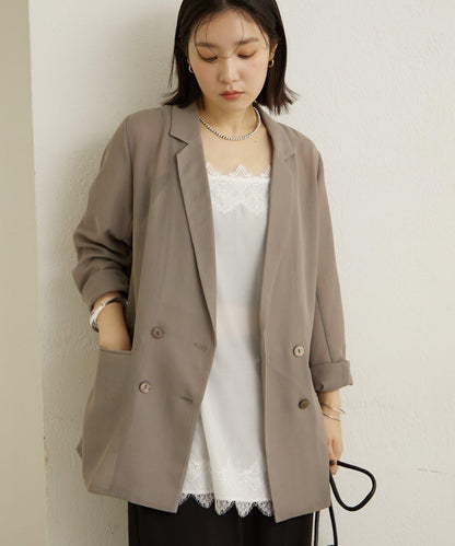 透視網紗夾克外套