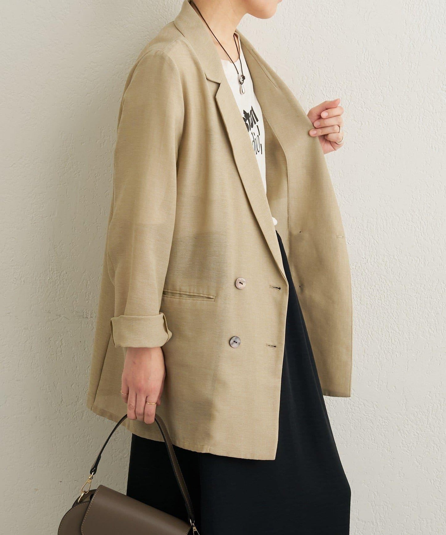 透視網紗夾克外套