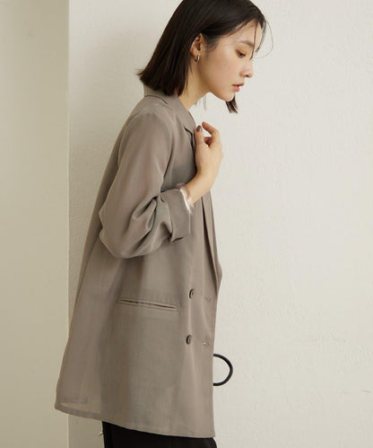 透視網紗夾克外套