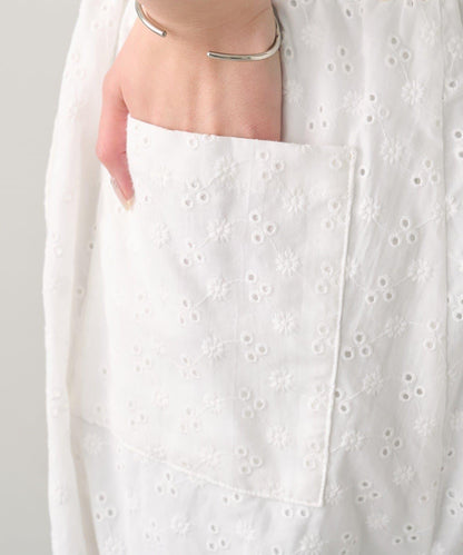 棉質刺繡 抽繩褲