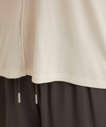 2way蕾絲拼接T恤