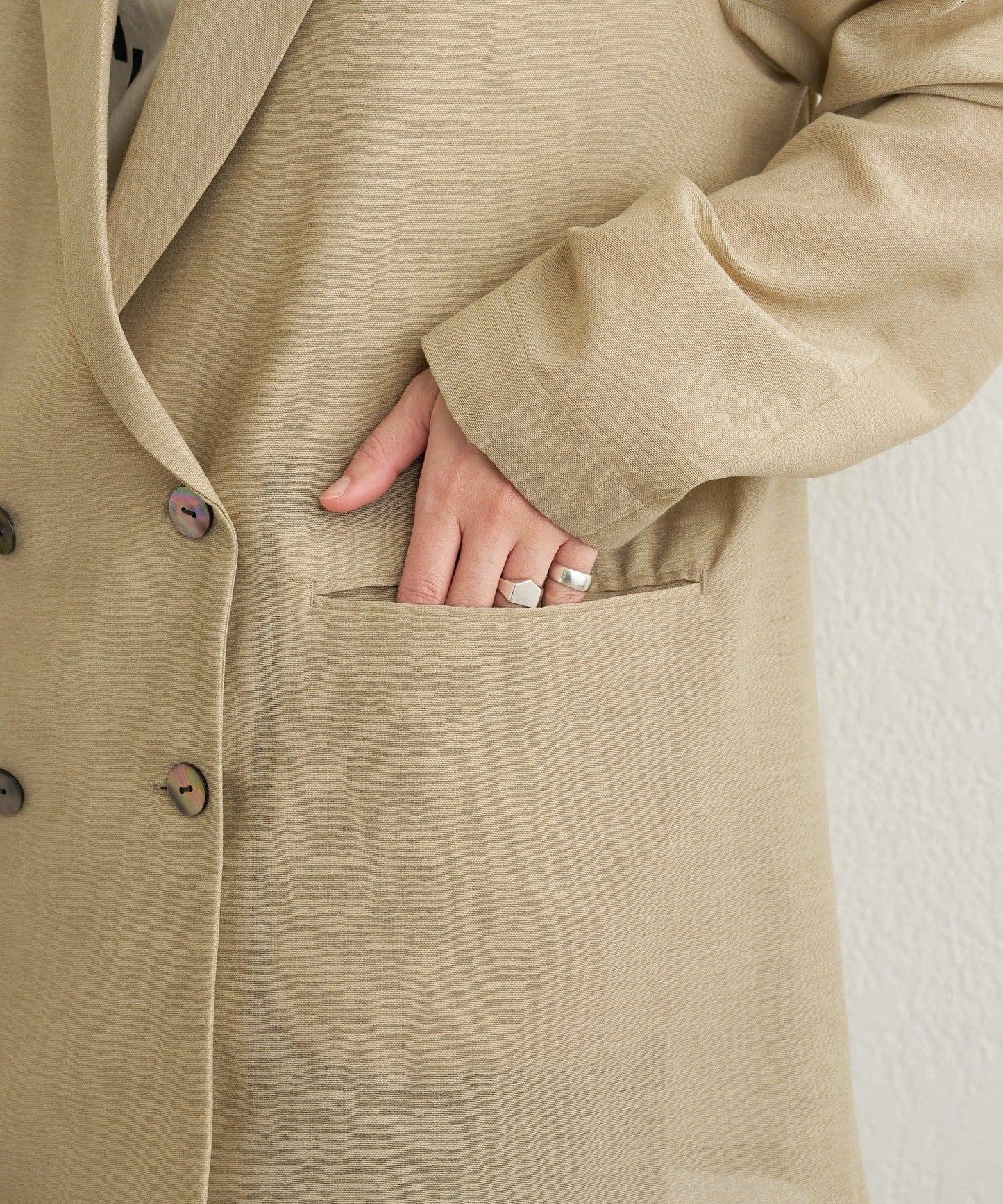 透視網紗夾克外套