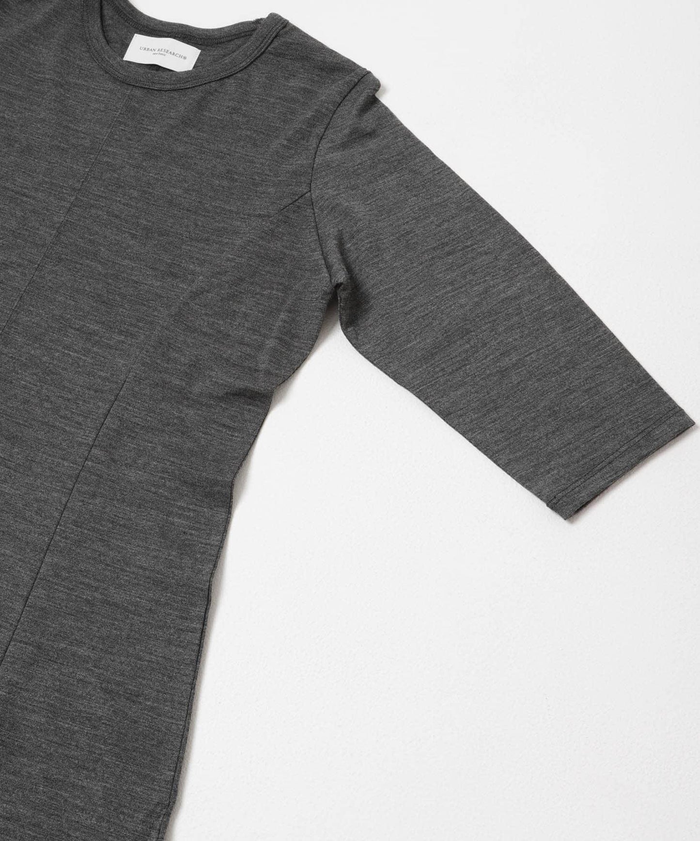 new basic WASHABLE WOOL FLARE 連衣裙