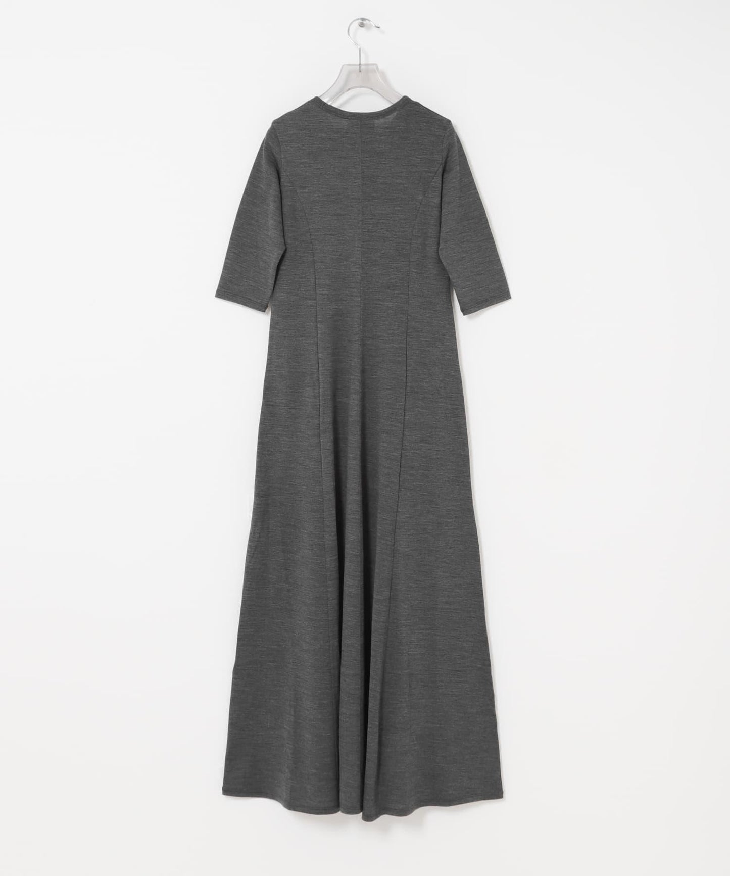 new basic WASHABLE WOOL FLARE 連衣裙