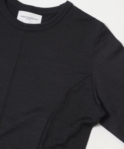 new basic WASHABLE WOOL FLARE 連衣裙