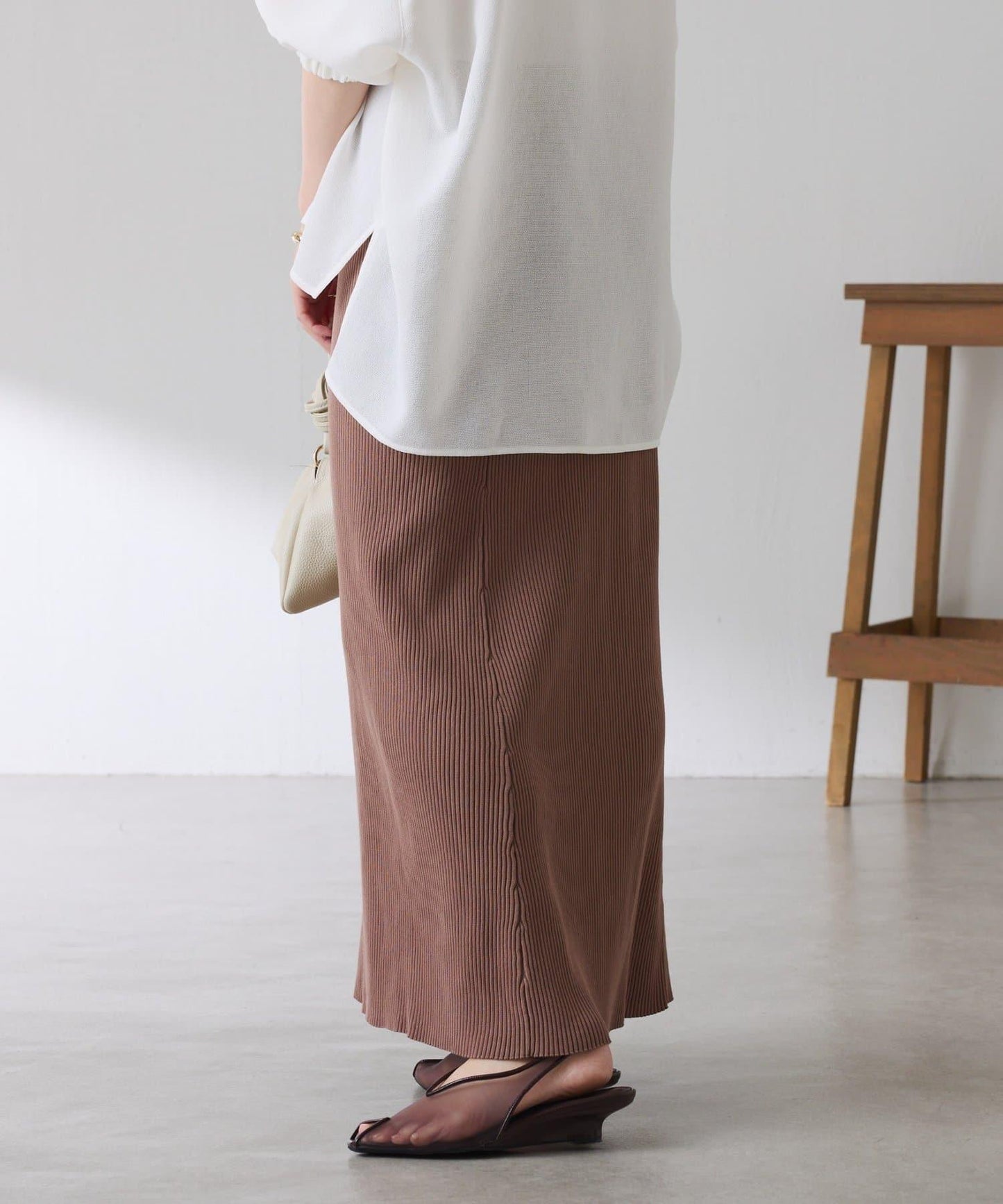 接觸冷感 乾爽棉質 美人魚廓形 半身裙