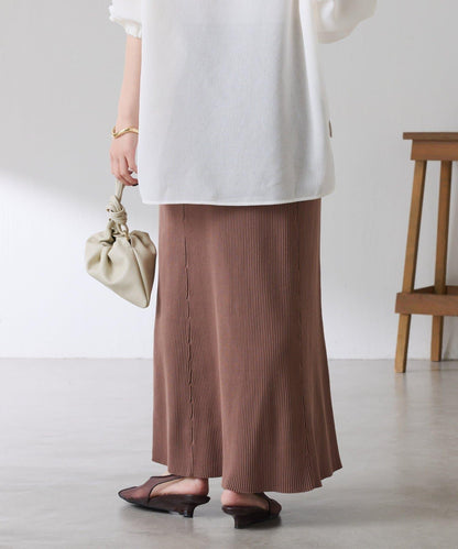 接觸冷感 乾爽棉質 美人魚廓形 半身裙