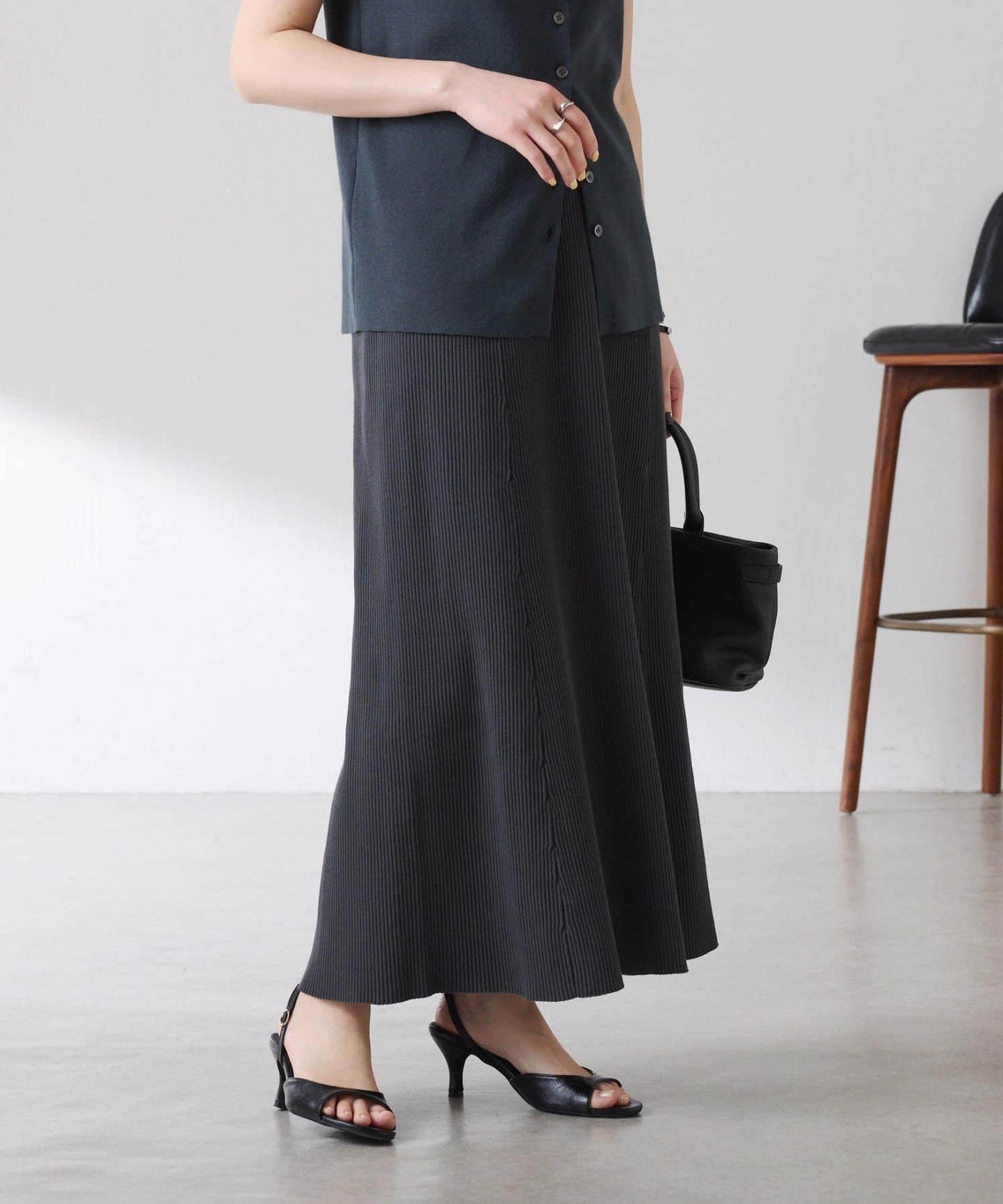 接觸冷感 乾爽棉質 美人魚廓形 半身裙