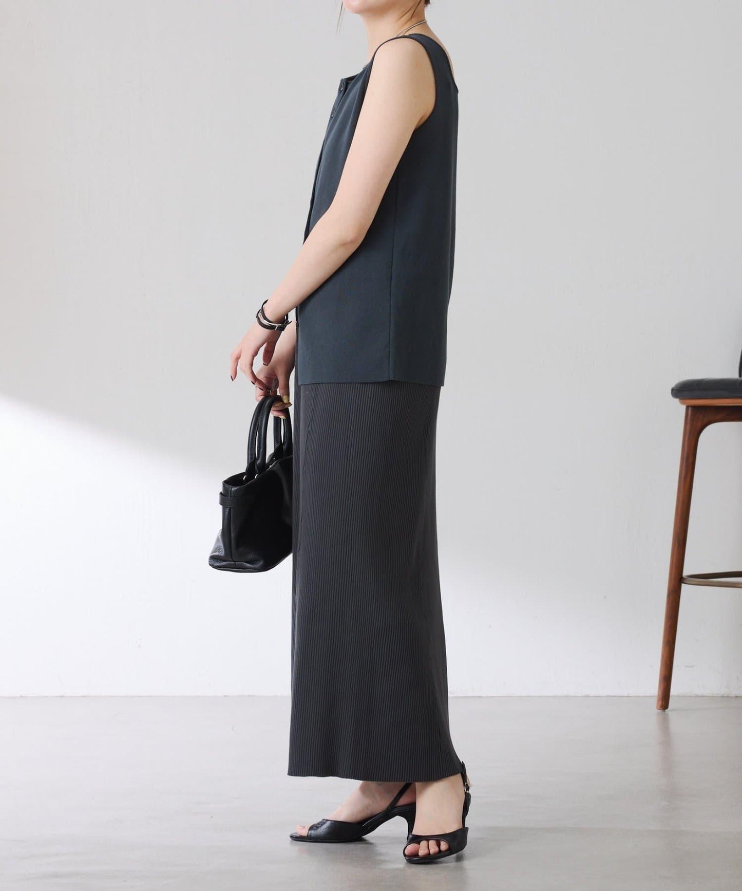 接觸冷感 乾爽棉質 美人魚廓形 半身裙