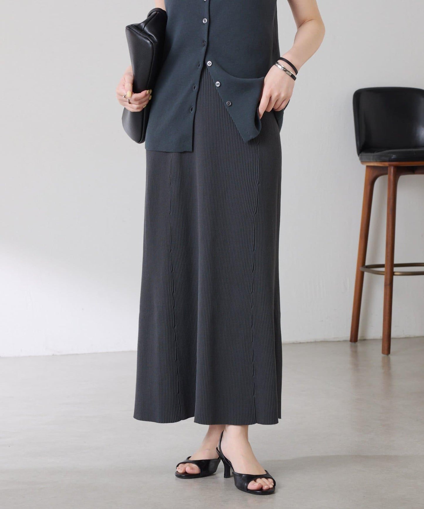 接觸冷感 乾爽棉質 美人魚廓形 半身裙