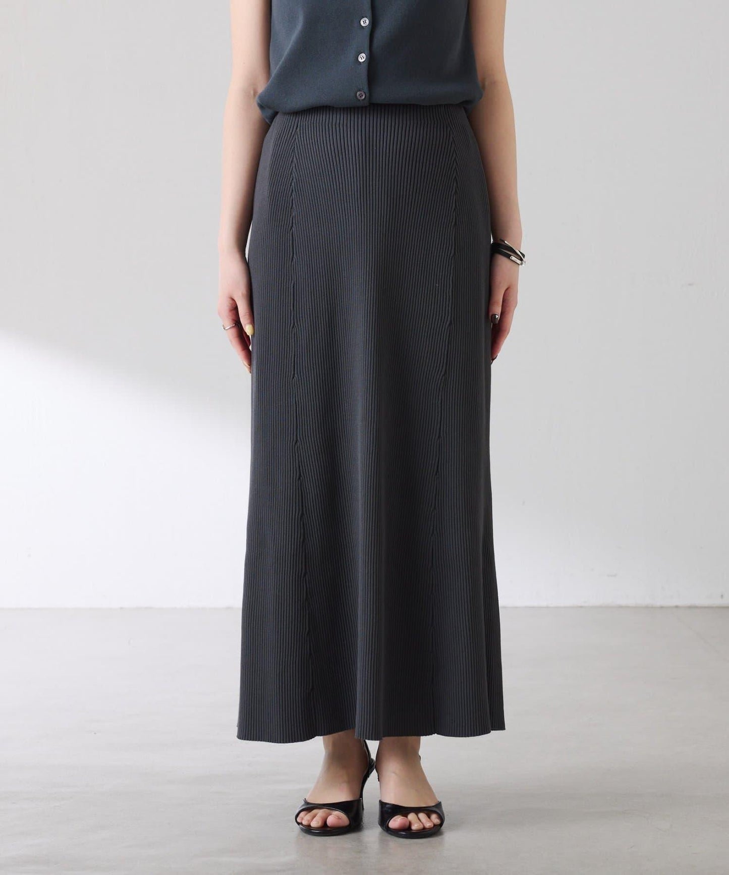 接觸冷感 乾爽棉質 美人魚廓形 半身裙