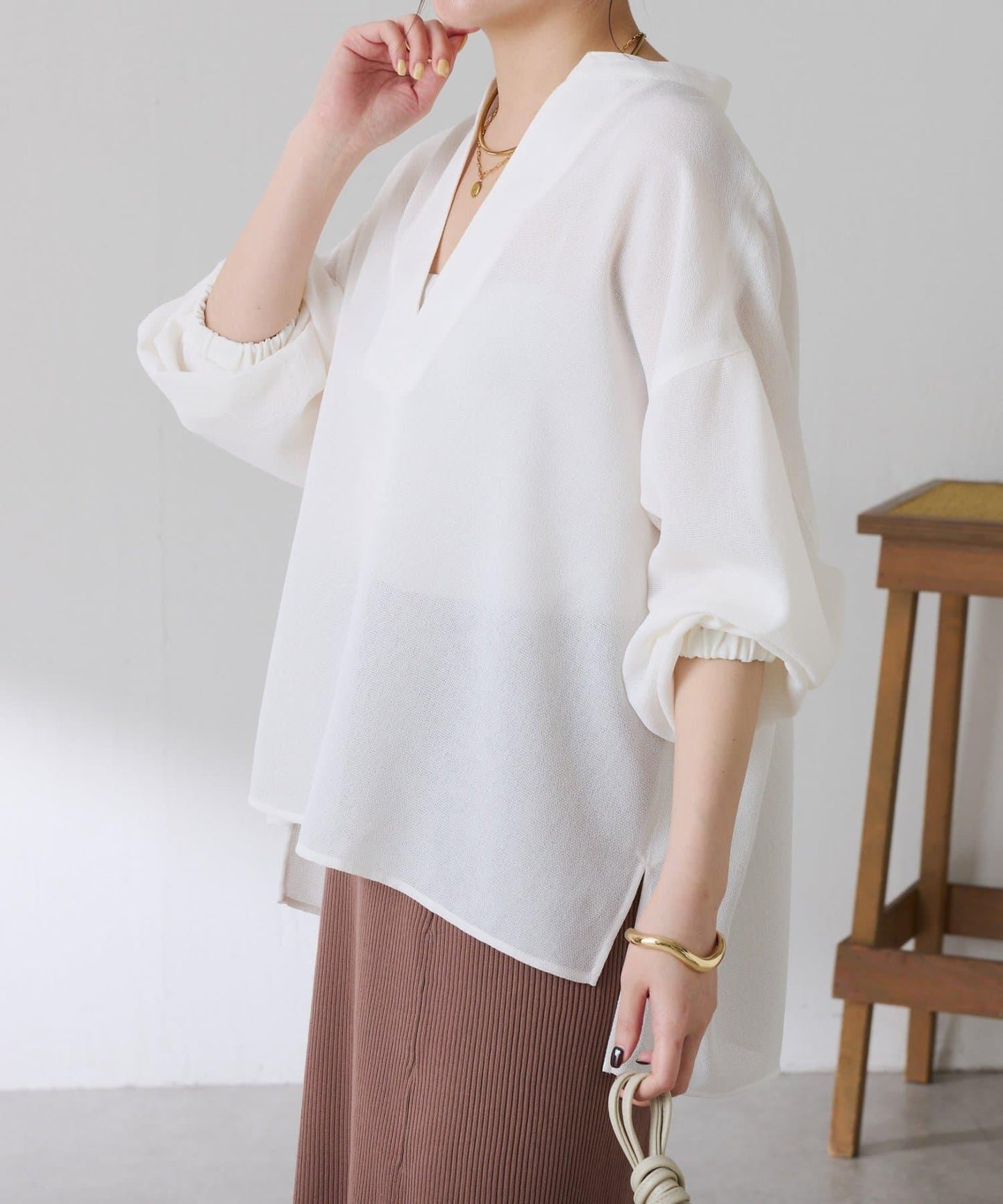 夏季可穿 長袖 復古網紗 襯衫